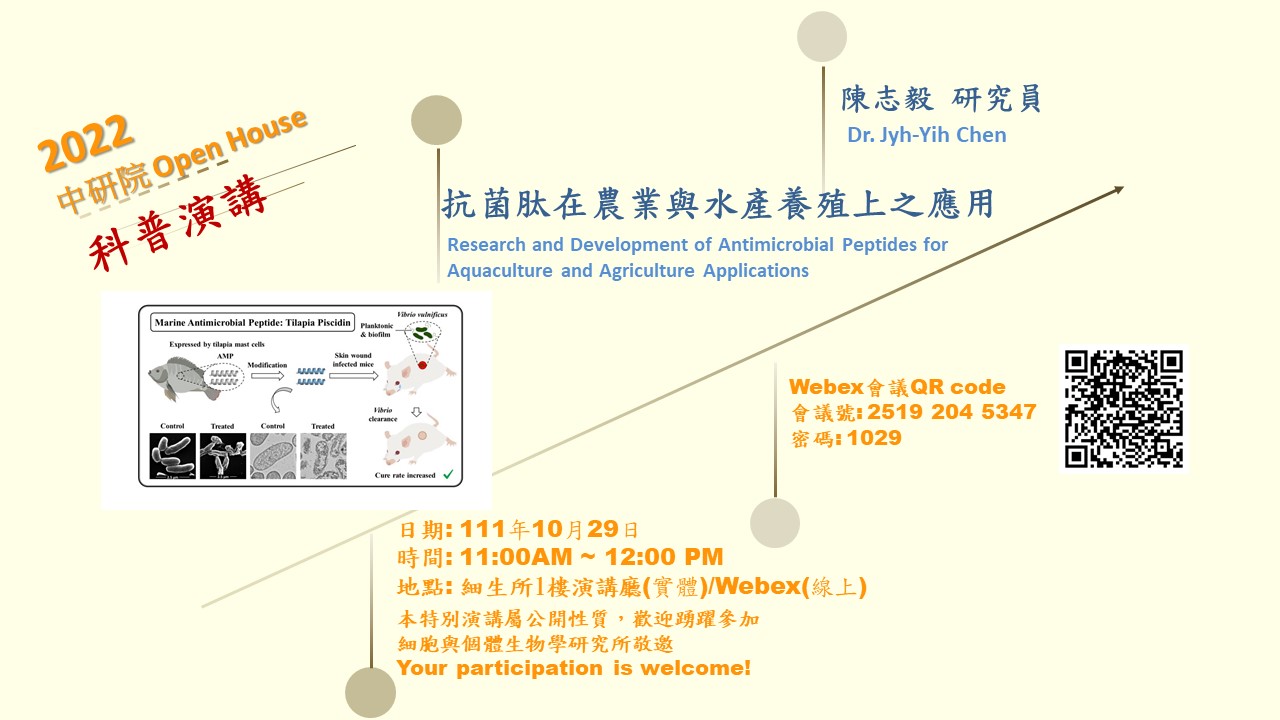 Research and Development of Antimicrobial Peptides for Aquaculture and Agriculture Applications